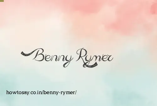 Benny Rymer