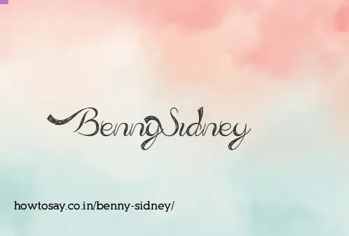 Benny Sidney