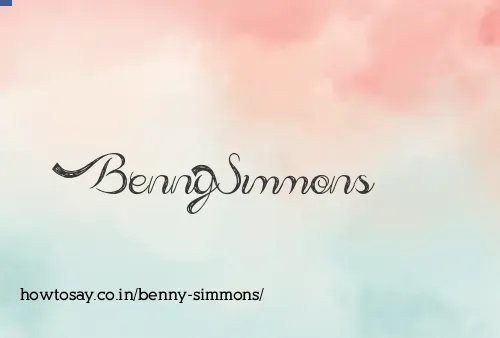 Benny Simmons