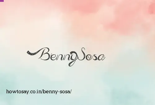 Benny Sosa