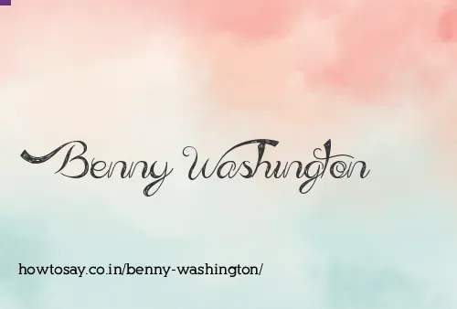 Benny Washington