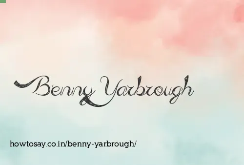 Benny Yarbrough