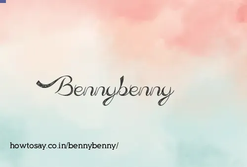 Bennybenny