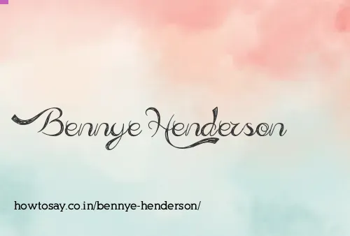 Bennye Henderson