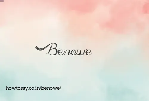 Benowe