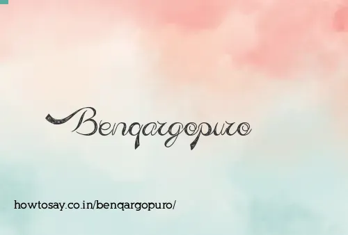 Benqargopuro