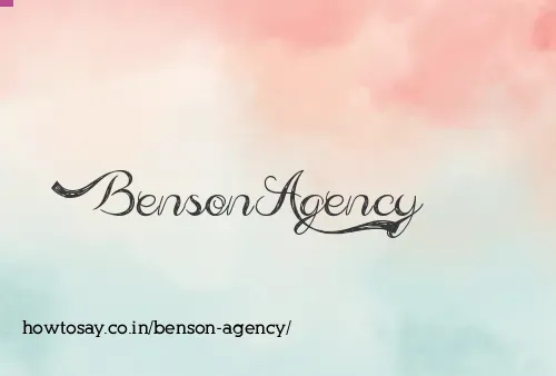 Benson Agency