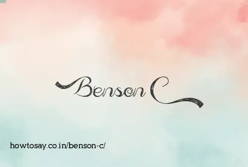 Benson C