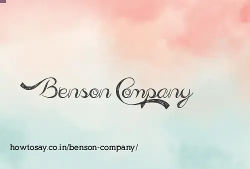 Benson Company