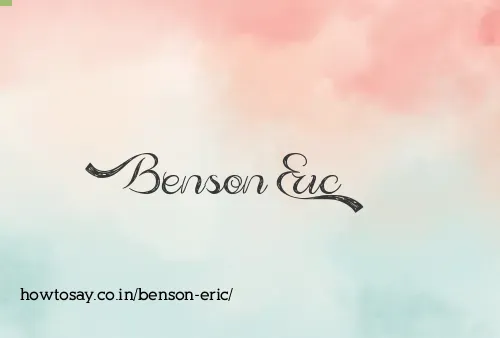 Benson Eric