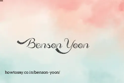 Benson Yoon