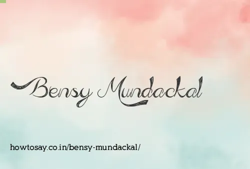 Bensy Mundackal