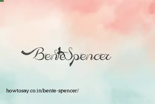 Bente Spencer