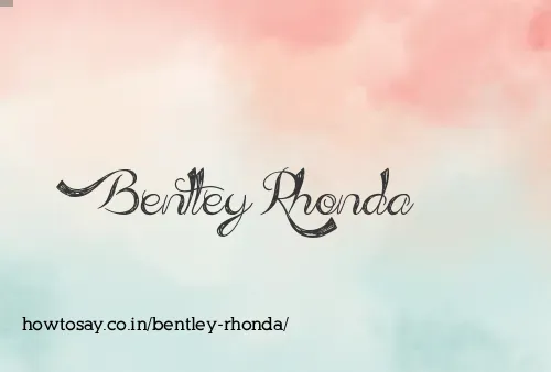 Bentley Rhonda