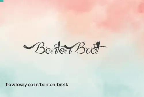 Benton Brett