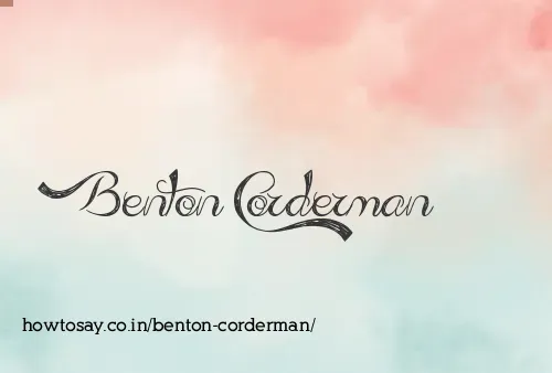 Benton Corderman