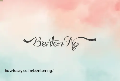 Benton Ng