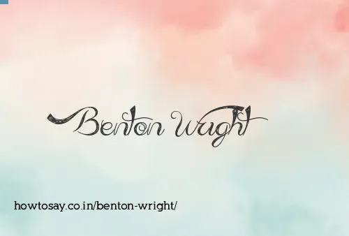 Benton Wright
