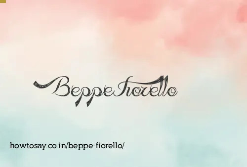 Beppe Fiorello