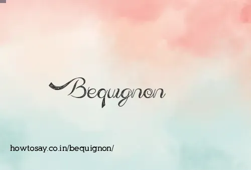 Bequignon