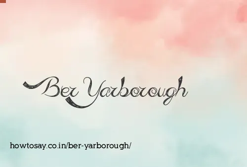Ber Yarborough