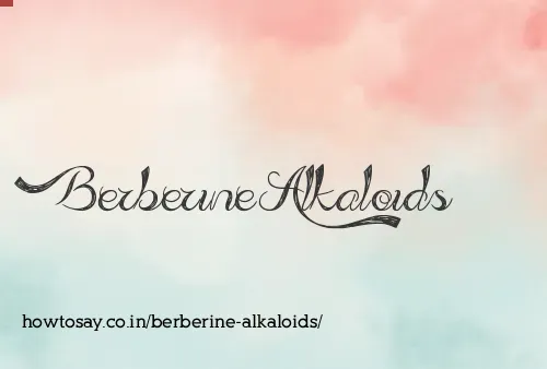 Berberine Alkaloids