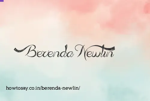 Berenda Newlin