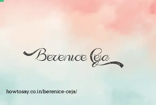 Berenice Ceja