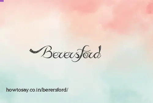 Berersford