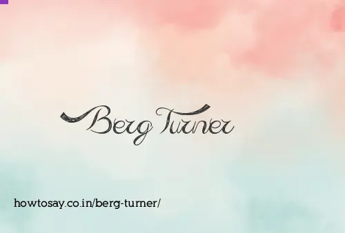 Berg Turner