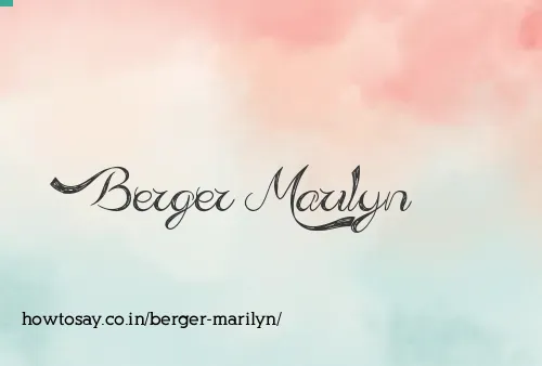 Berger Marilyn