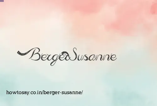 Berger Susanne