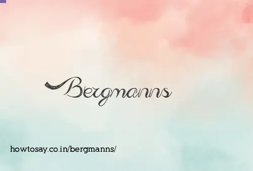 Bergmanns