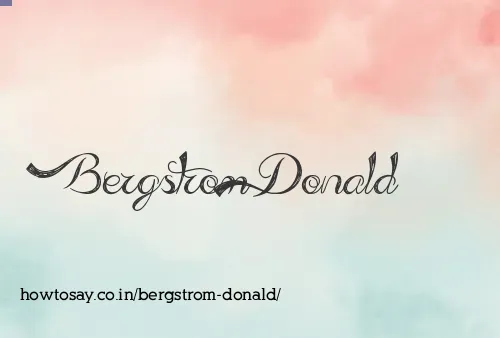 Bergstrom Donald