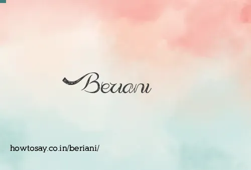 Beriani