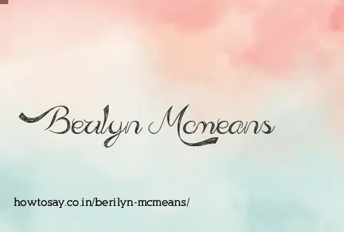 Berilyn Mcmeans