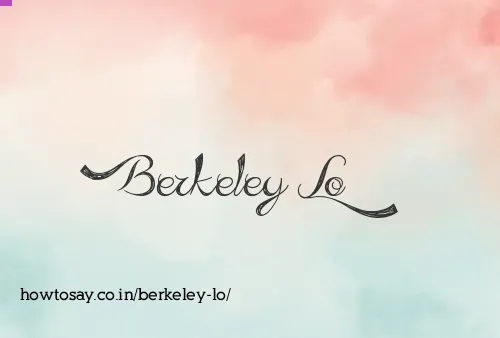 Berkeley Lo