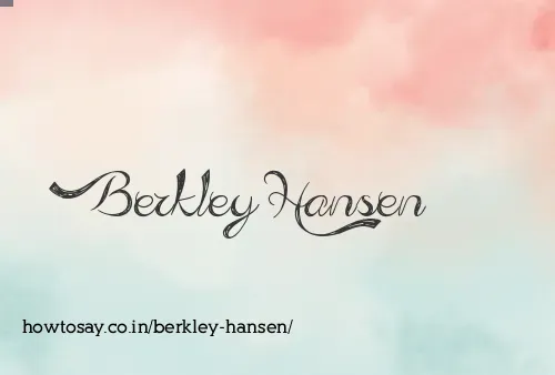 Berkley Hansen