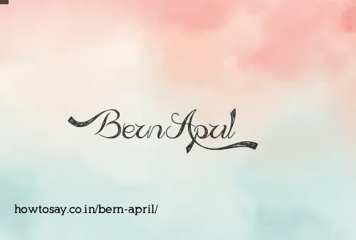 Bern April