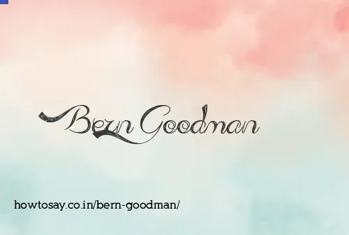 Bern Goodman