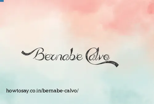 Bernabe Calvo