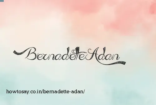 Bernadette Adan