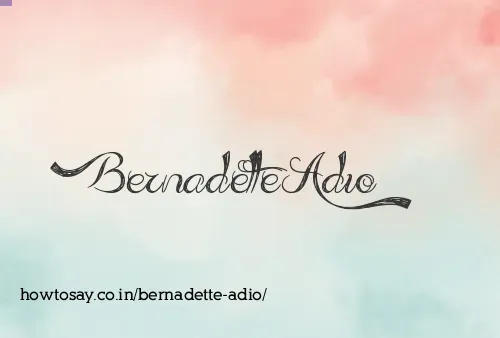 Bernadette Adio