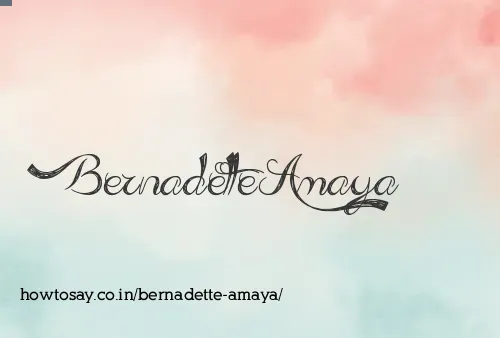 Bernadette Amaya