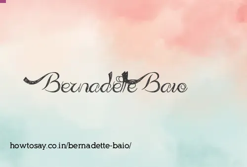 Bernadette Baio