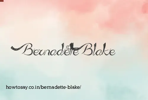 Bernadette Blake