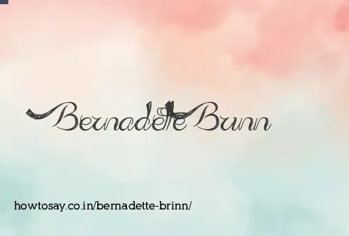 Bernadette Brinn