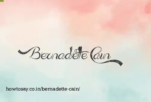 Bernadette Cain
