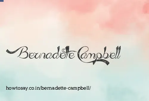 Bernadette Campbell