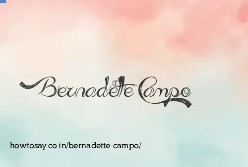 Bernadette Campo